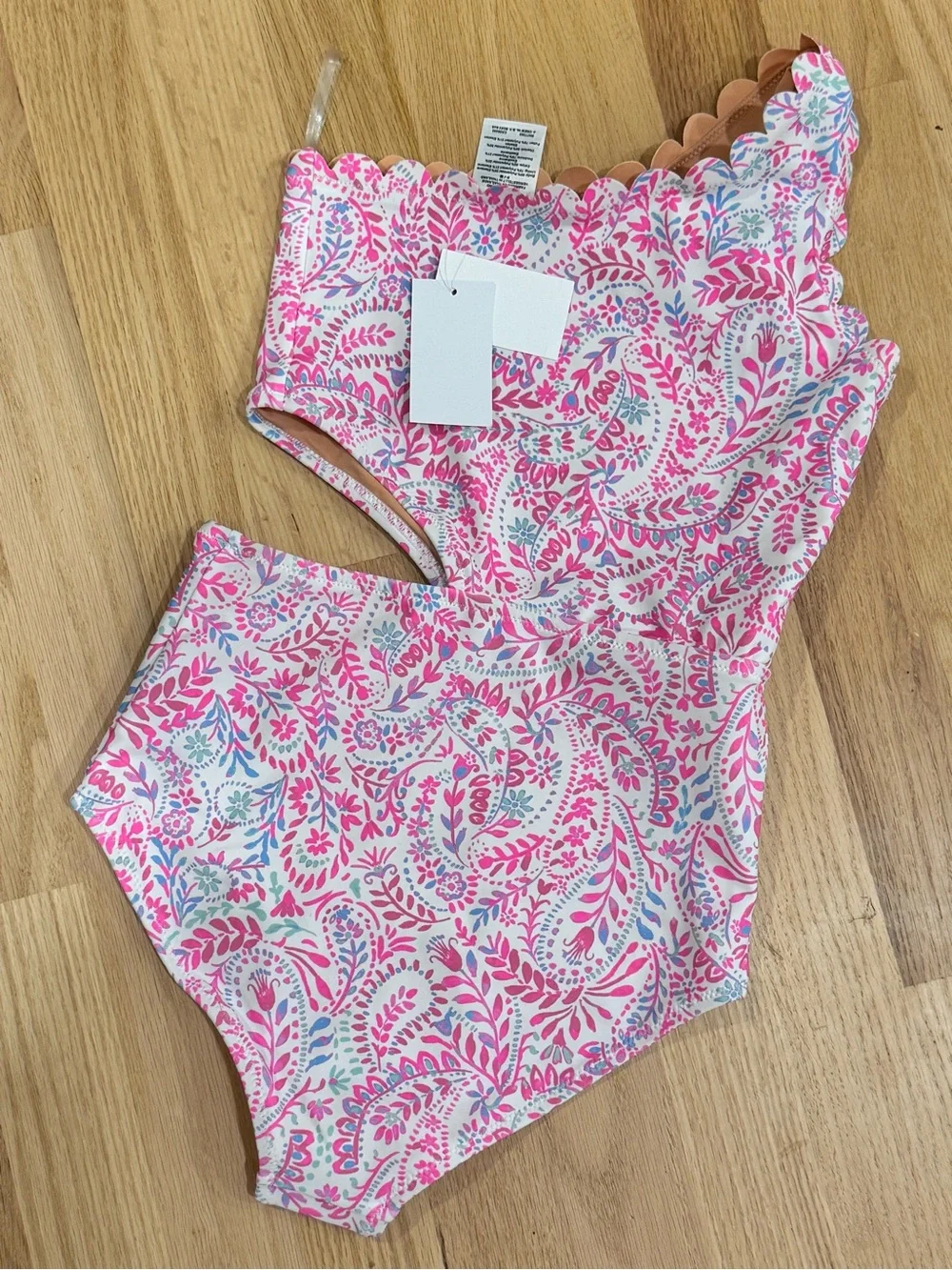 Crewcuts | Girls' l scalloped one-piece swimsuit / Size 10